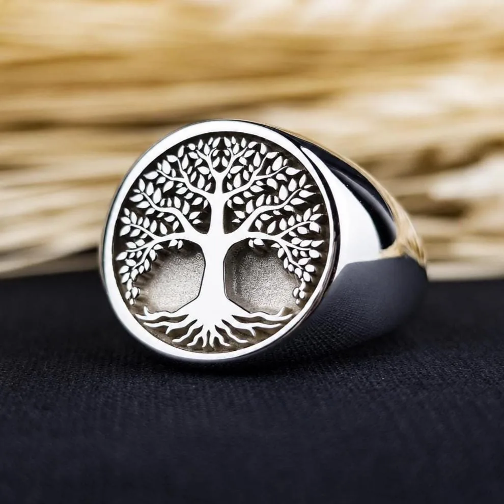 Tree of Life Signet Ring