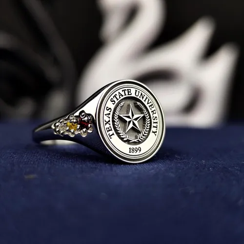 Platinum Plated University Ring