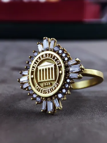 Gold Plated College Ring, Custom